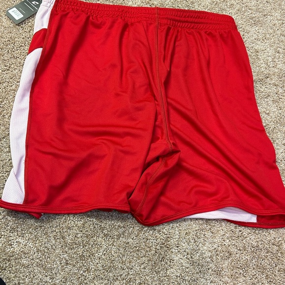 Champ Pro Athletic Shorts Size XL and 2X Red and White - Picture 5 of 6